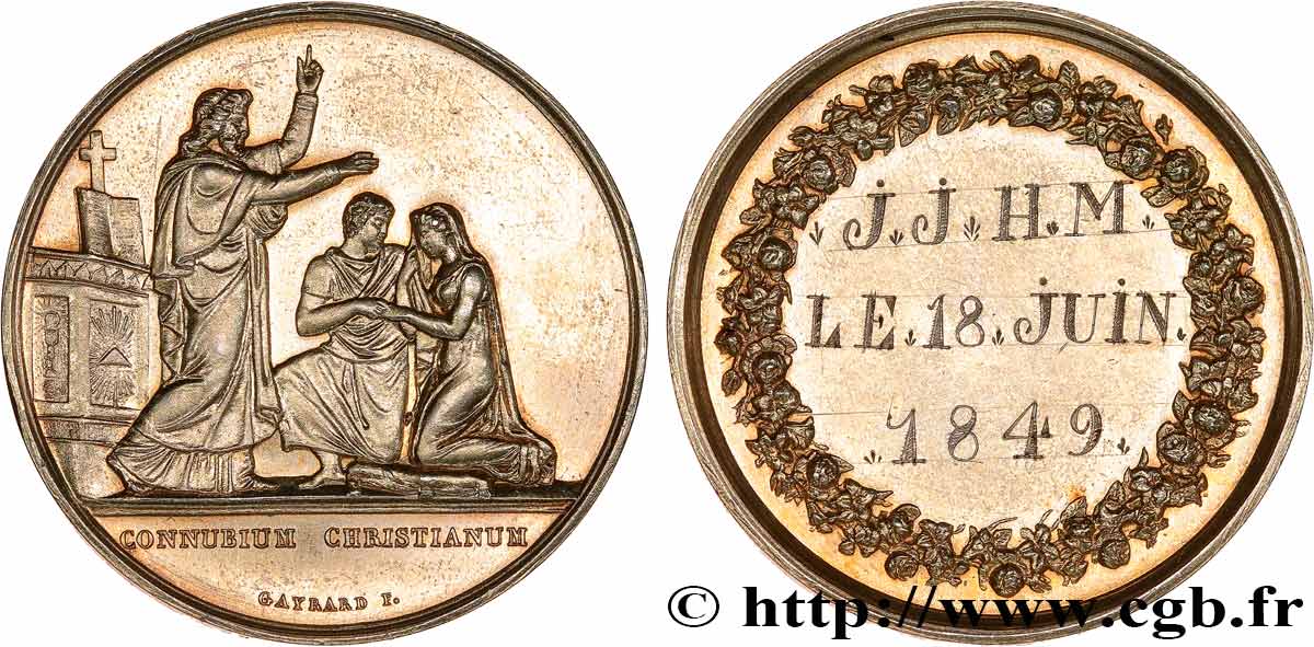 AMOUR ET MARIAGE Médaille de mariage, Connubium Christianum AU