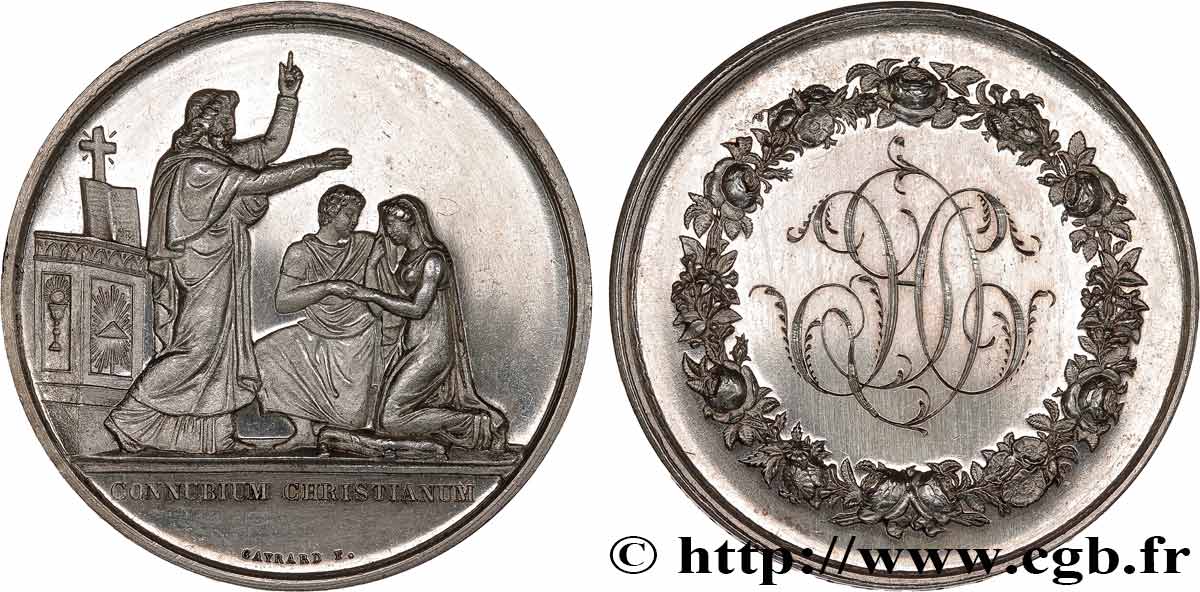 AMOUR ET MARIAGE Médaille de mariage, Connubium Christianum SPL