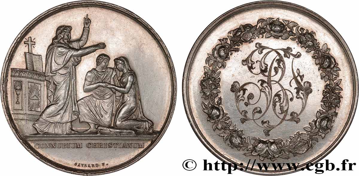 AMOUR ET MARIAGE Médaille de mariage, Connubium Christianum SPL