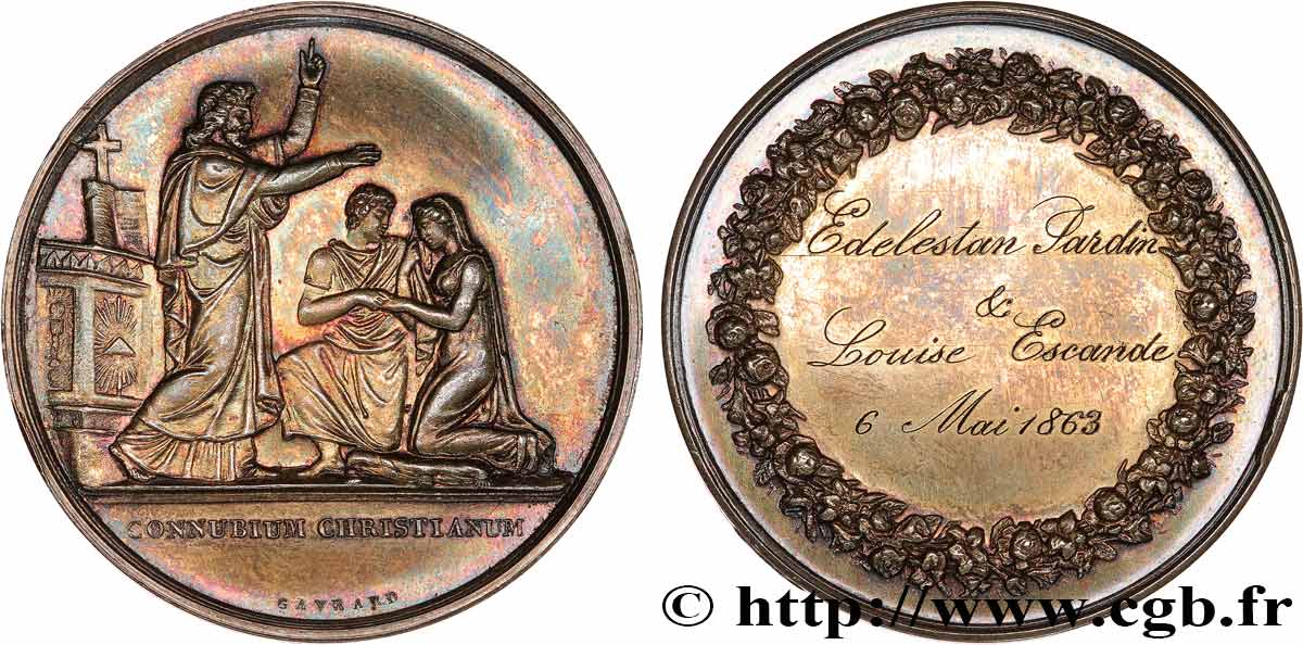 AMOUR ET MARIAGE Médaille de mariage SPL