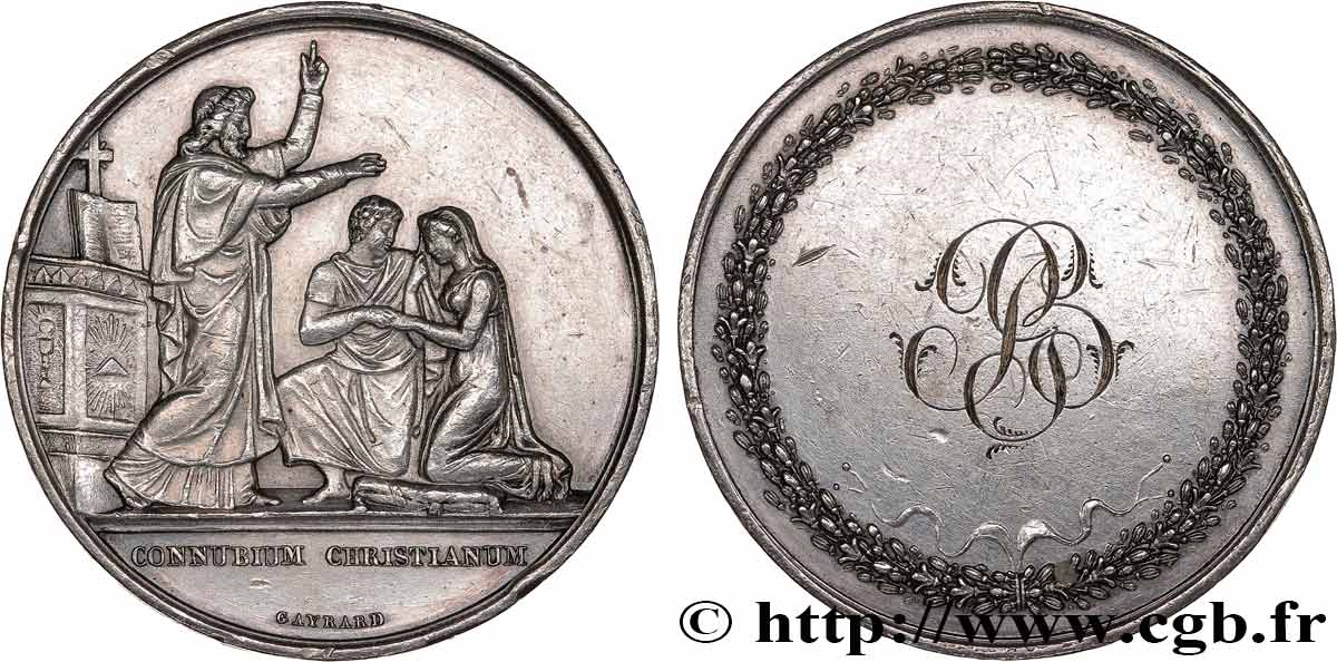 AMOUR ET MARIAGE Médaille de mariage q.SPL