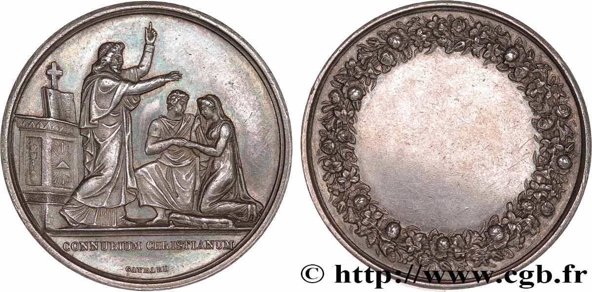 AMOUR ET MARIAGE Médaille de mariage VZ