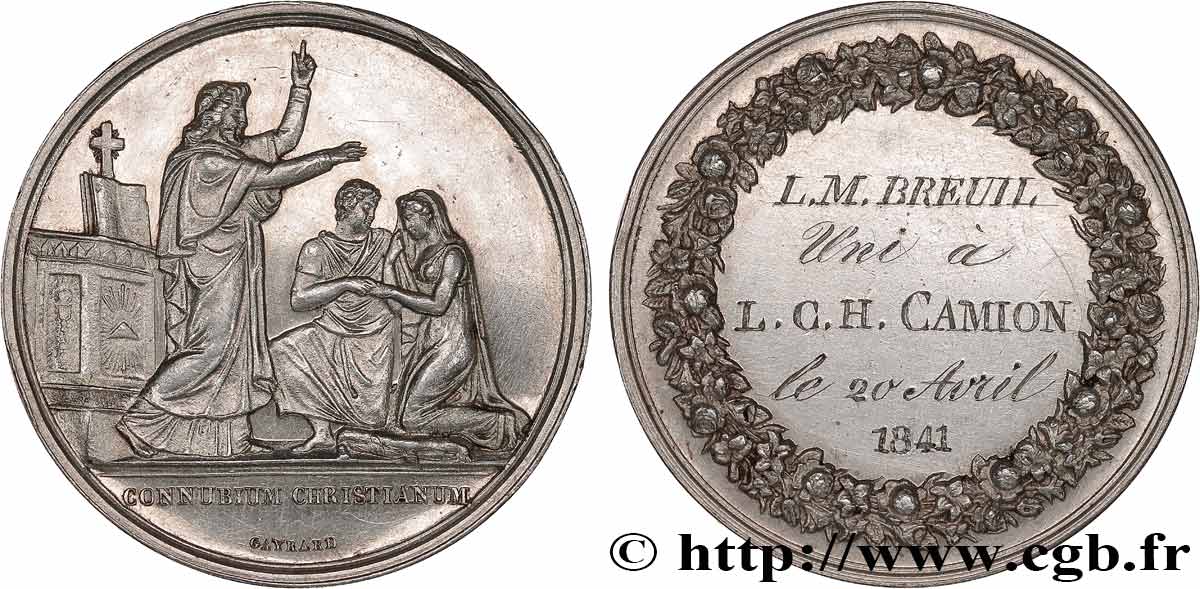 AMOUR ET MARIAGE Médaille de mariage SPL/q.SPL