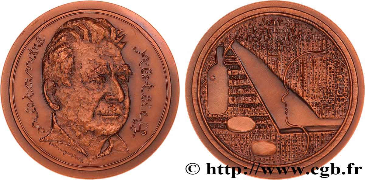 ARTISTES : MUSICIENS, PEINTRES, SCULPTEURS Médaille, Alexandre Alexeïeff SPL