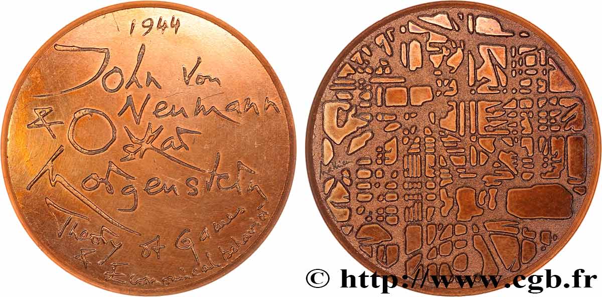 SCIENCES & SCIENTIFIQUES Médaille, John von Neumann TTB+