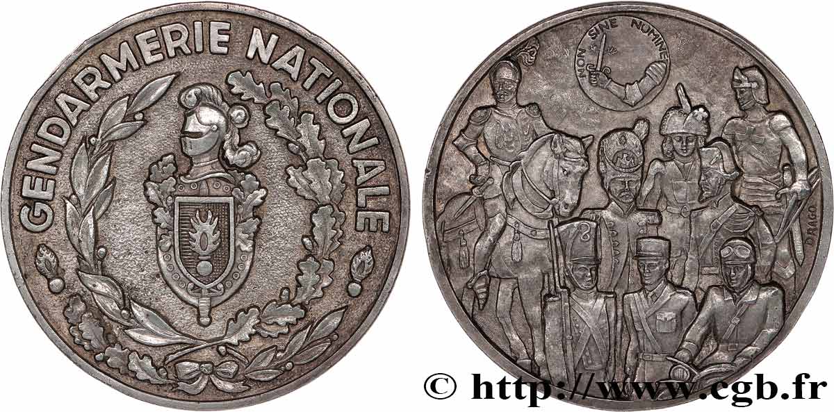POLICE ET GENDARMERIE Médaille, Gendarmerie Nationale TTB
