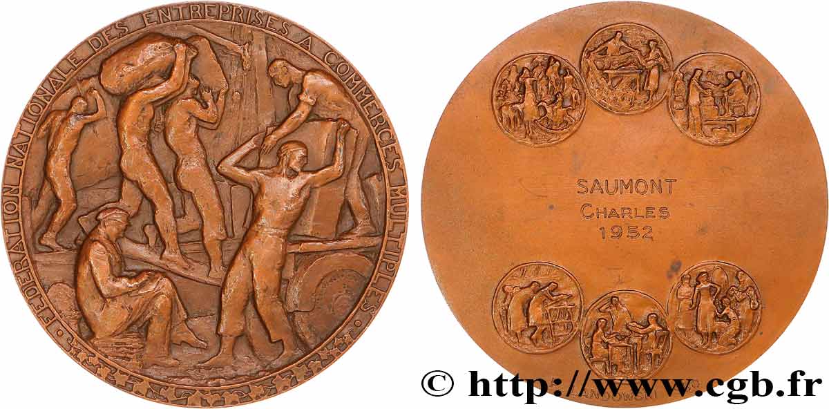 VIERTE FRANZOSISCHE REPUBLIK Médaille de récompense fVZ