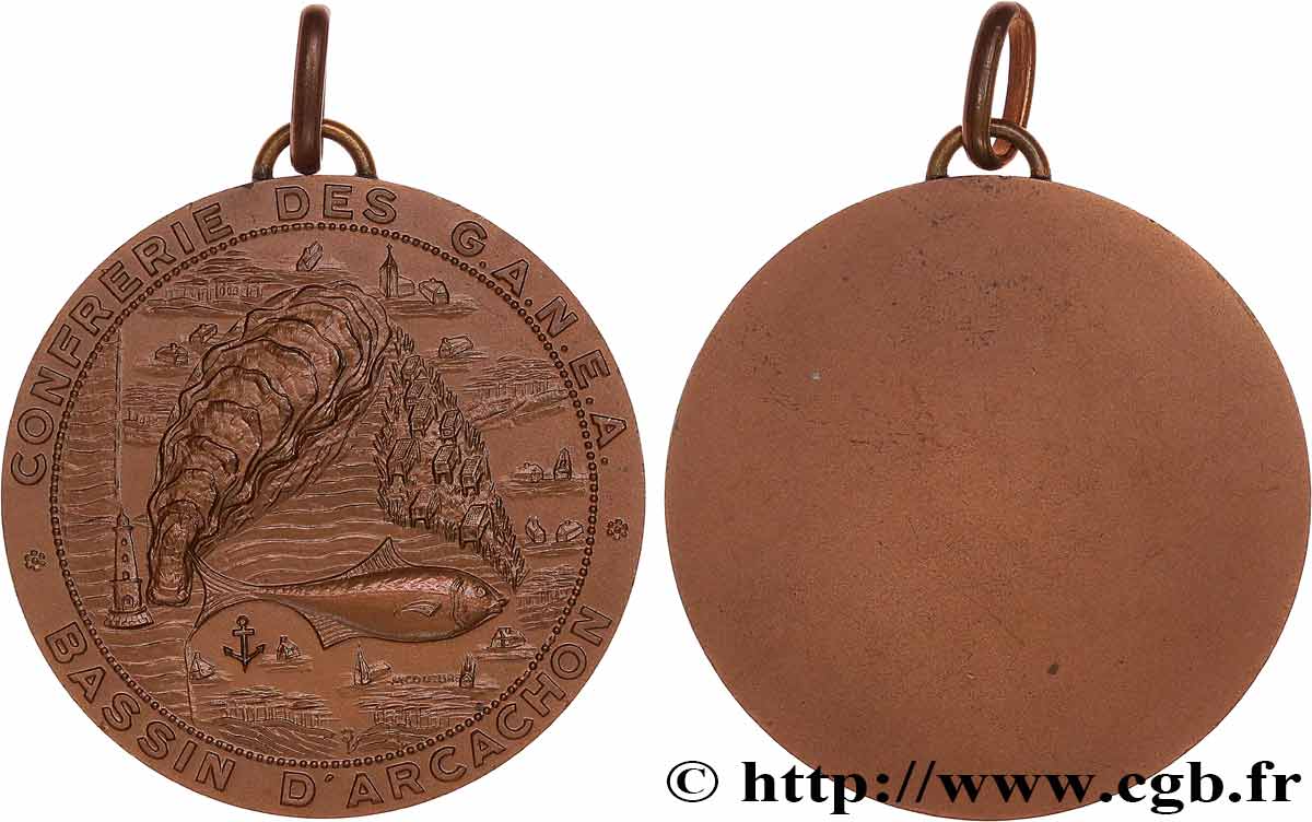 FUNFTE FRANZOSISCHE REPUBLIK Médaille, Confrérie des G.A.N.E.A. VZ