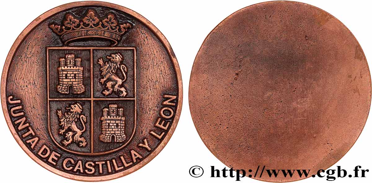 ESPAGNE Médaille, Conseil régional Castille et Léon TTB+