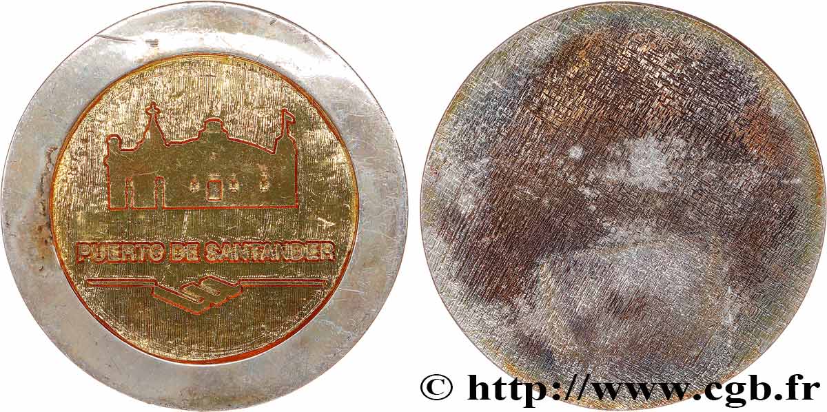 SPANIEN Médaille, Port de Santander SS
