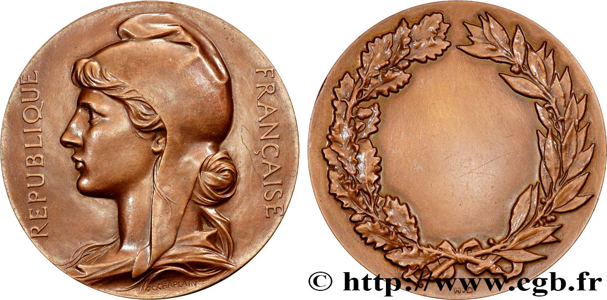 FUNFTE FRANZOSISCHE REPUBLIK Médaille de récompense VZ