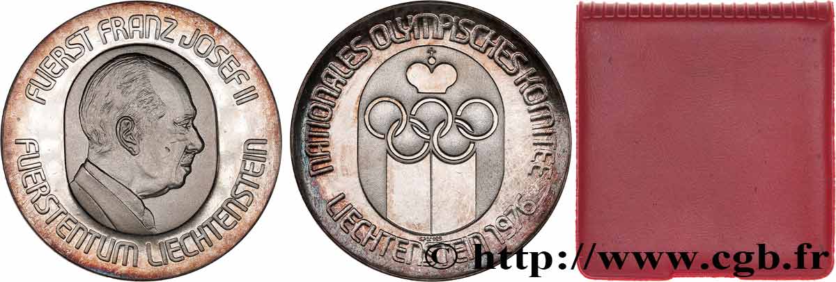 LIECHTENSTEIN - PRINCIPAUTÉ DE LIECHTENSTEIN - FRANÇOIS JOSEPH II Médaille, Comité des Jeux Olympiques d’hiver VZ