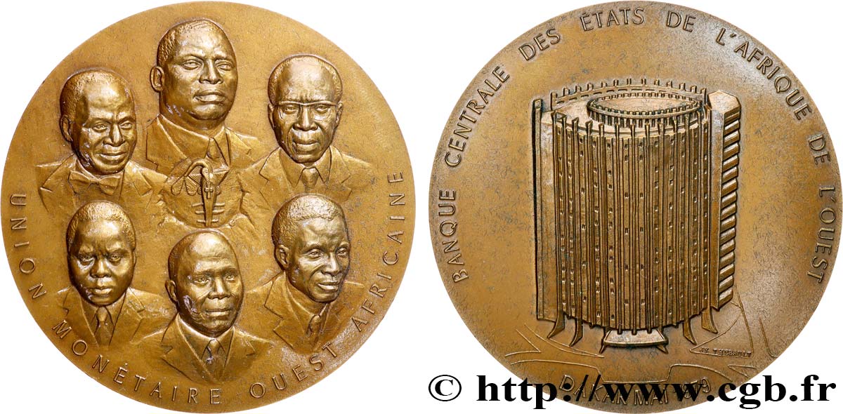 BANQUES - ÉTABLISSEMENTS DE CRÉDIT Médaille, Union monétaire Ouest africaine VZ