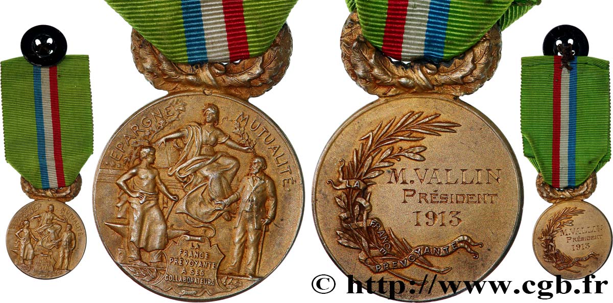ASSURANCES Médaille, France prévoyante TTB+