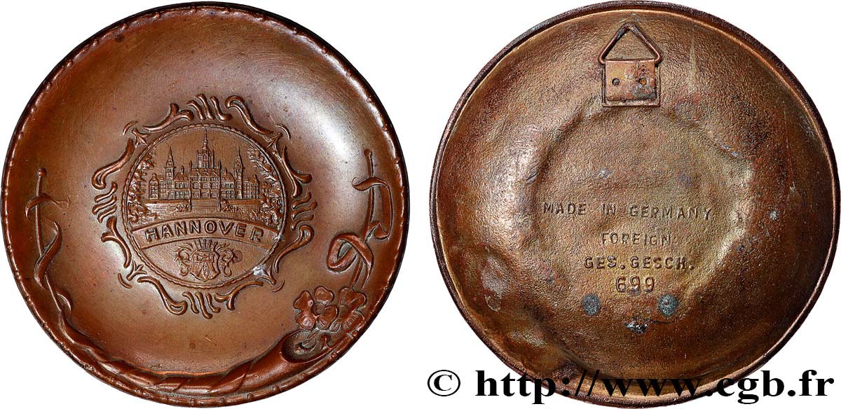 GERMANIA Médaille, Ville d’Hanovre q.SPL