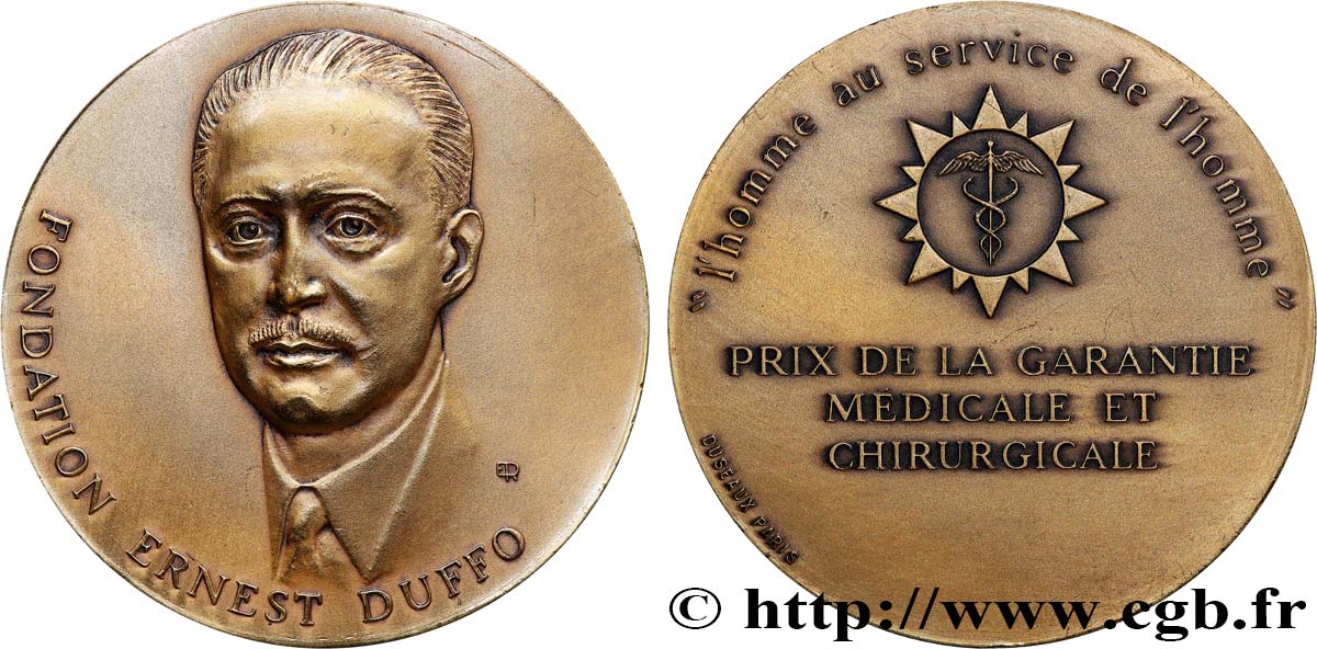 LES ASSURANCES Médaille, Prix de la garantie médicale et chirurgicale EBC