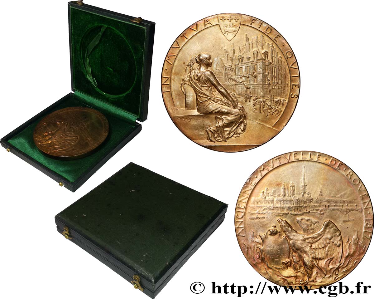 LES ASSURANCES Médaille, Ancienne Mutuelle de Rouen q.SPL