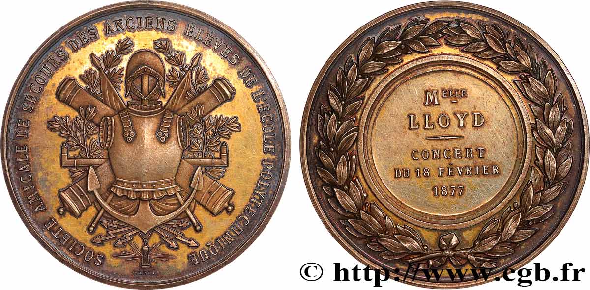 INSURANCES Médaille, Concert, Société amicale de secours des anciens élèves de l’Ecole polytechnique AU