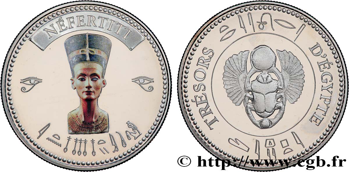 ÉGYPTE Médaille, Néfertiti SUP