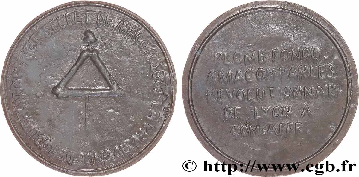 NATIONALKONVENT Médaille, District secret de Mâcon SS