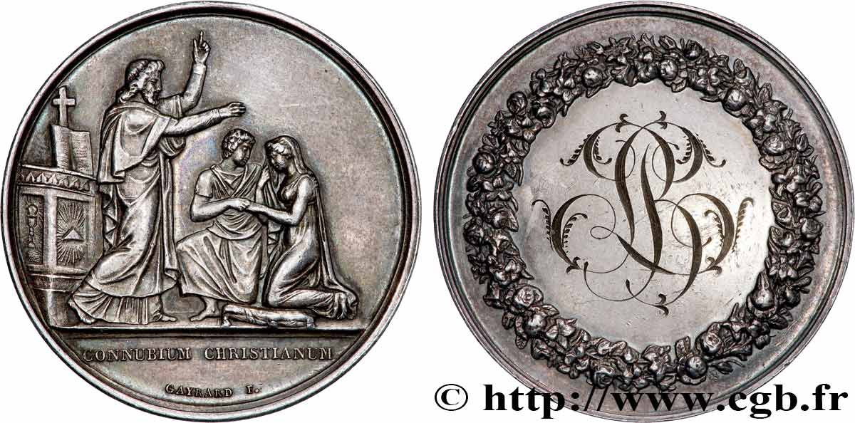 AMOUR ET MARIAGE Médaille de mariage, Connubium Christianum VZ