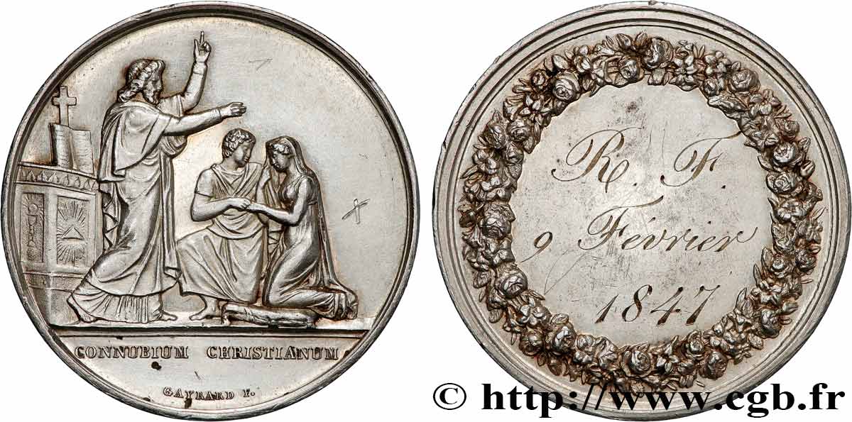 AMOUR ET MARIAGE Médaille de mariage, Connubium Christianum MBC