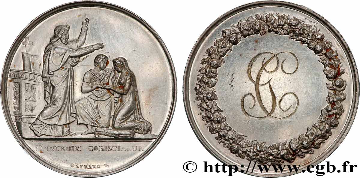 AMOUR ET MARIAGE Médaille de mariage, Connubium Christianum VZ