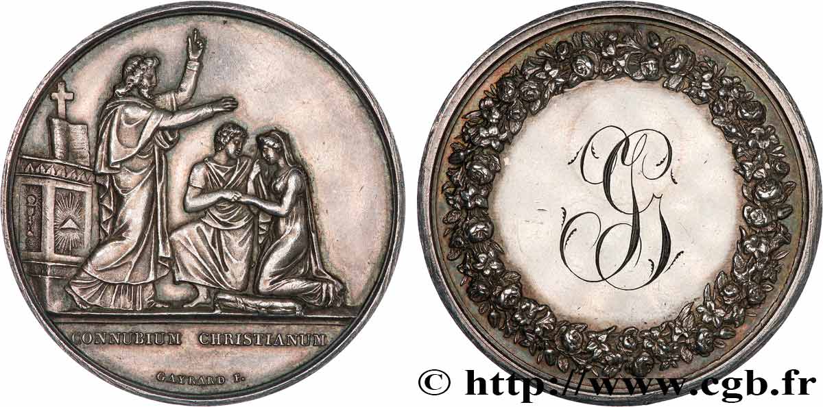 AMOUR ET MARIAGE Médaille de mariage, Connubium Christianum MBC+
