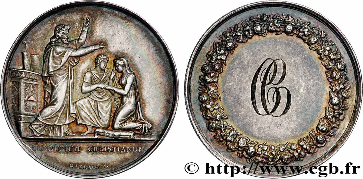 AMOUR ET MARIAGE Médaille de mariage, Connubium Christianum fVZ