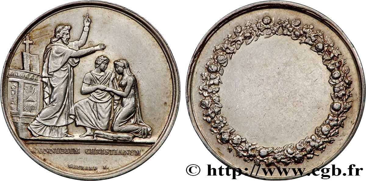 AMOUR ET MARIAGE Médaille de mariage, Connubium Christianum fVZ