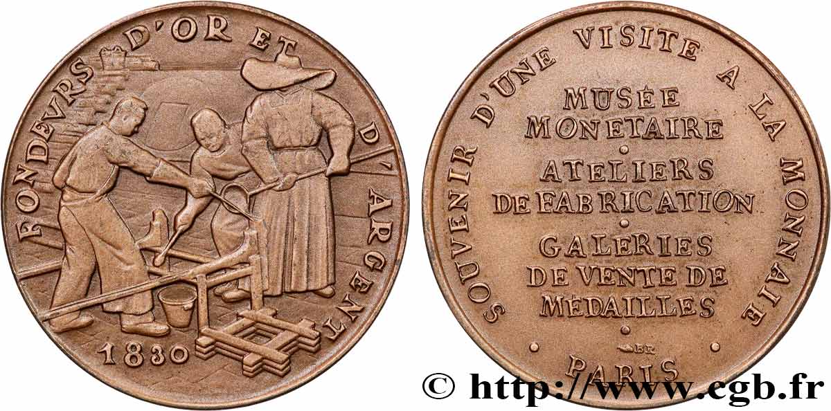 MONNAIE DE PARIS Médaille de souvenir du Musée de la Monnaie EBC