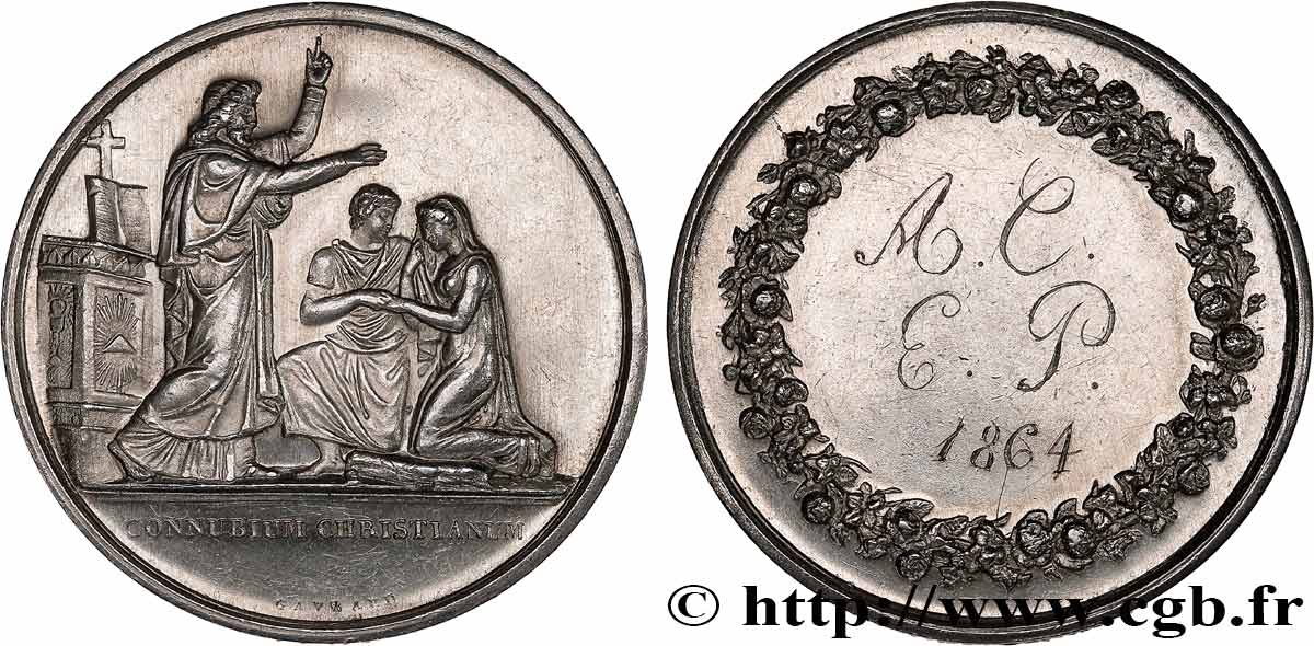LOVE AND MARRIAGE Médaille de mariage AU/AU