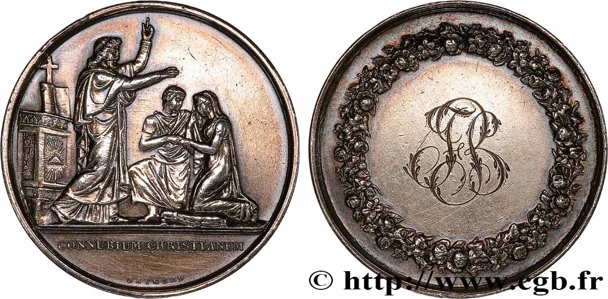 AMOUR ET MARIAGE Médaille de mariage XF/AU