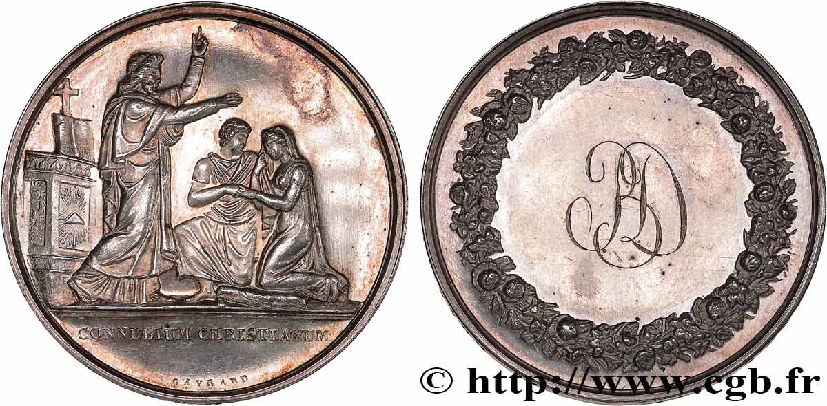 AMOUR ET MARIAGE Médaille de mariage SPL