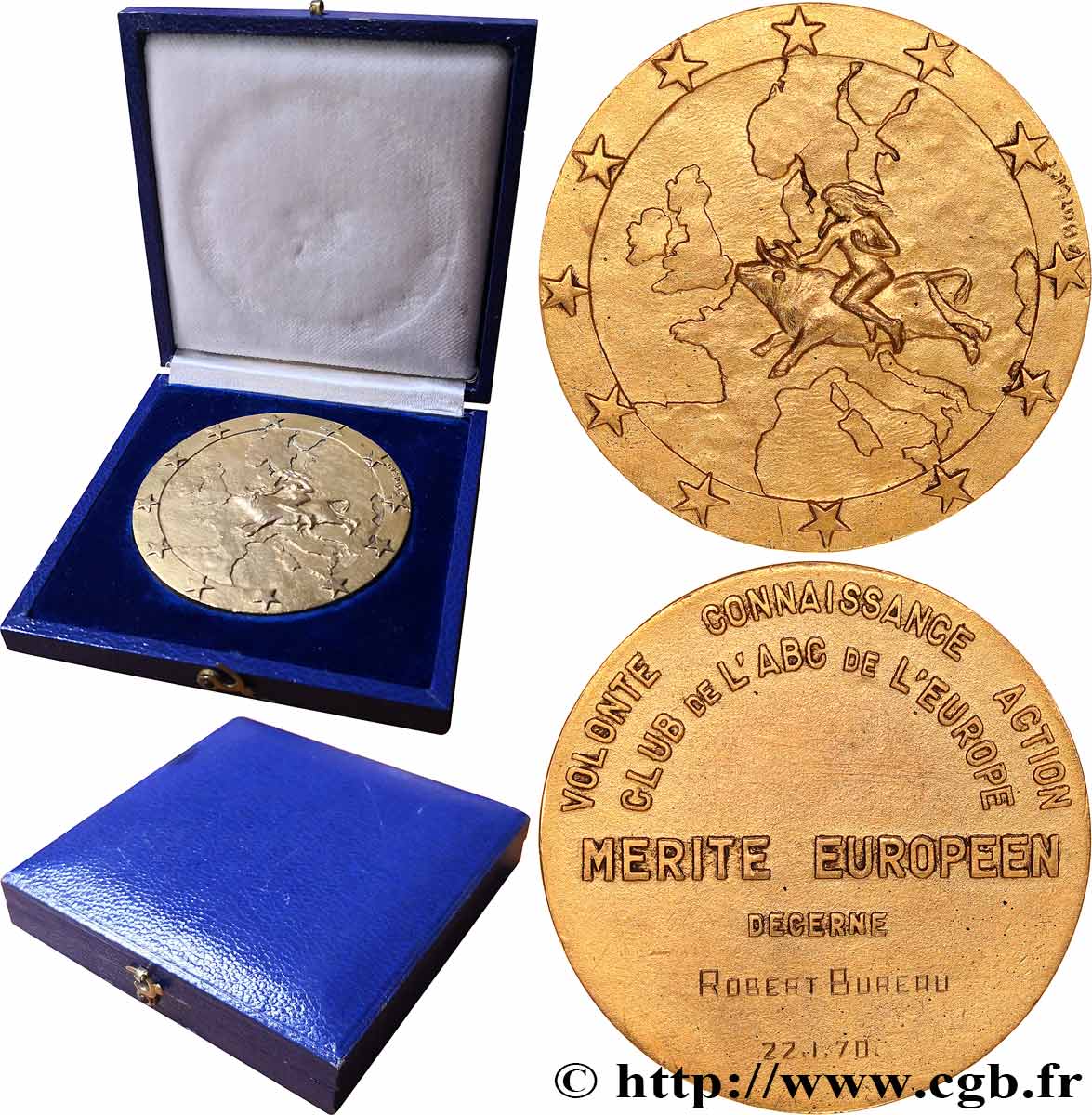 EUROPE Médaille, Mérite européen SUP/TTB+