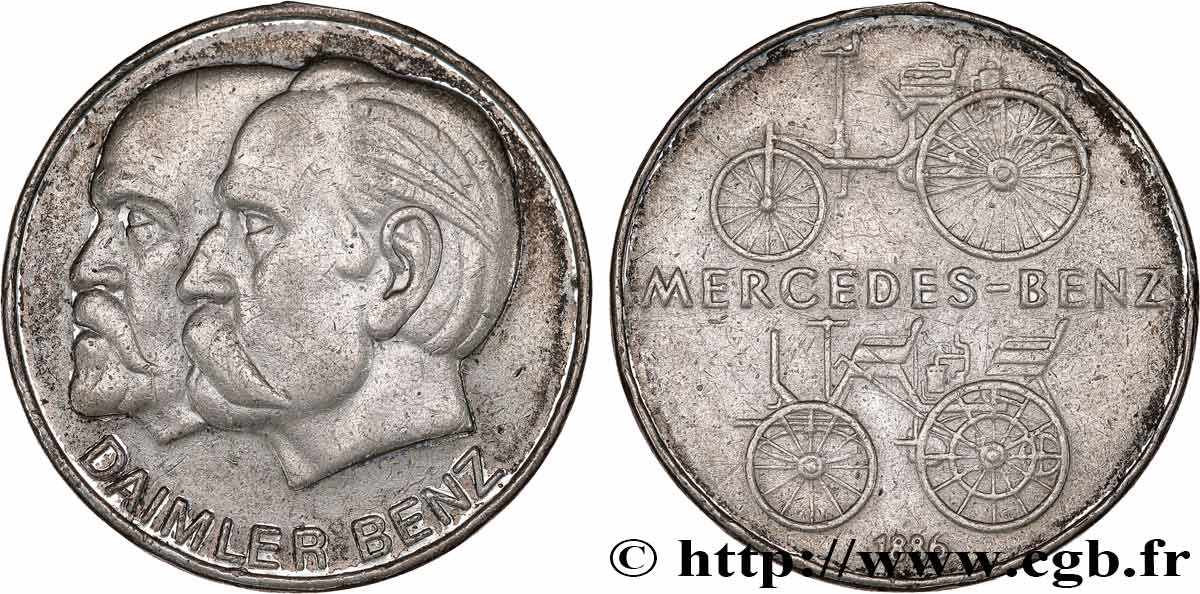 COLLECTION CARS - PILOTS AND INVENTIONS Médaille, Daimler-Benz VF