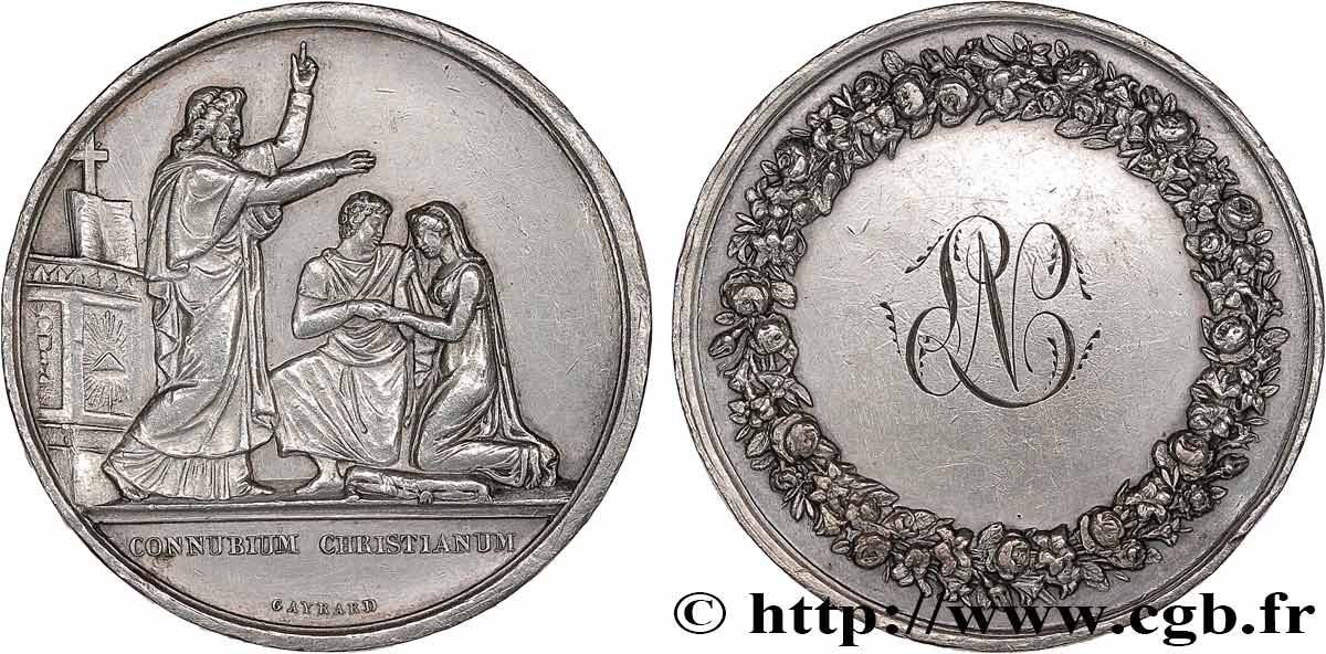 LOVE AND MARRIAGE Médaille de mariage XF