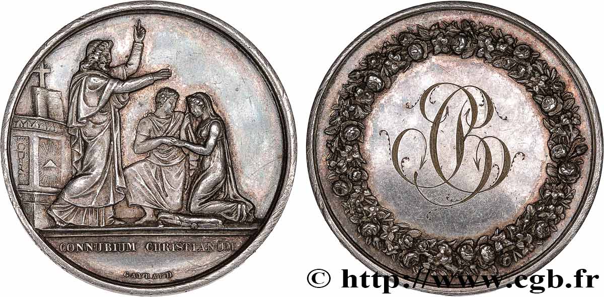 AMOUR ET MARIAGE Médaille de mariage TTB+