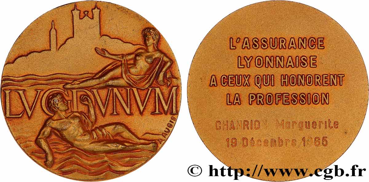 LES ASSURANCES Médaille, Assurance lyonnaise fVZ
