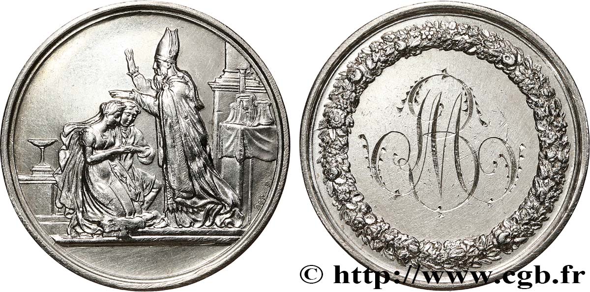 AMOUR ET MARIAGE Médaille de mariage TTB+