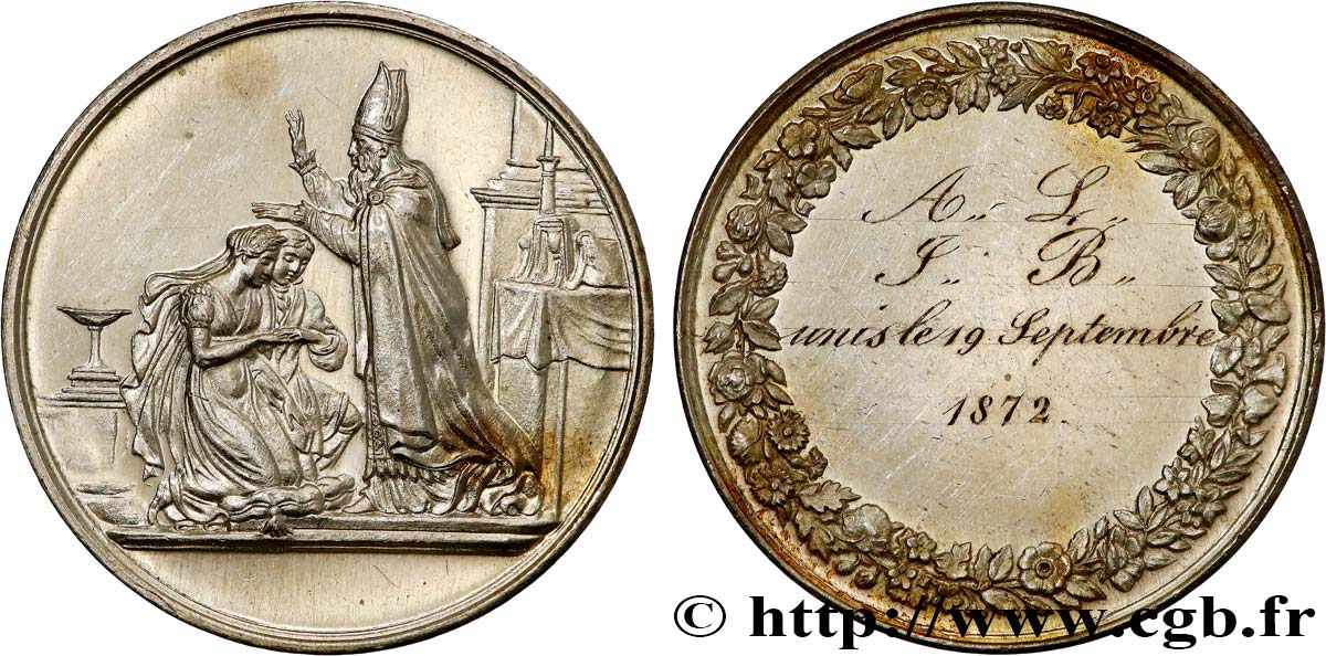 AMOUR ET MARIAGE Médaille de mariage SUP