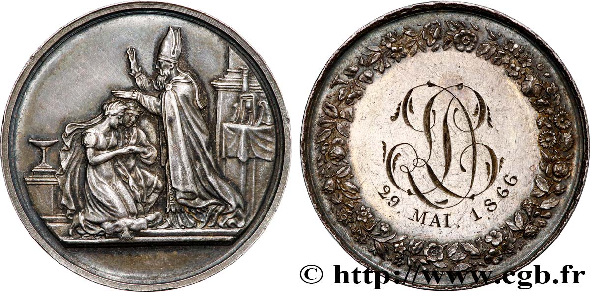 AMOUR ET MARIAGE Médaille de mariage TTB+