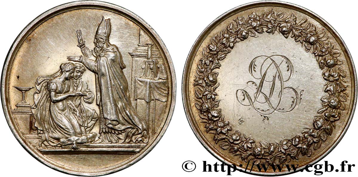 AMOUR ET MARIAGE Médaille de mariage TTB+