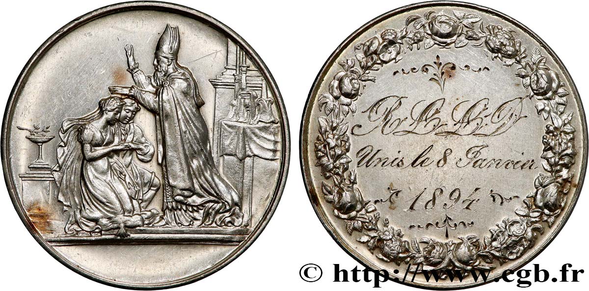 AMOUR ET MARIAGE Médaille de mariage MBC+