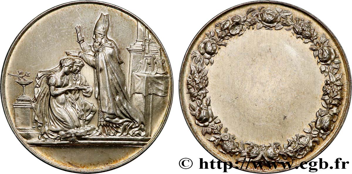 AMOUR ET MARIAGE Médaille de mariage EBC