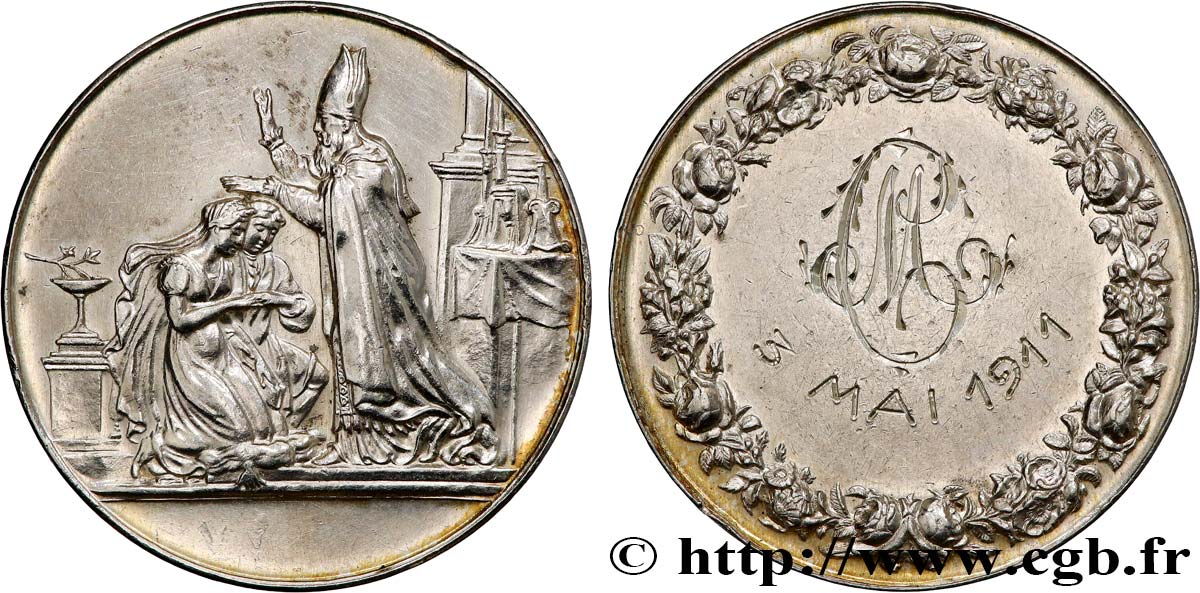 AMOUR ET MARIAGE Médaille de mariage AU