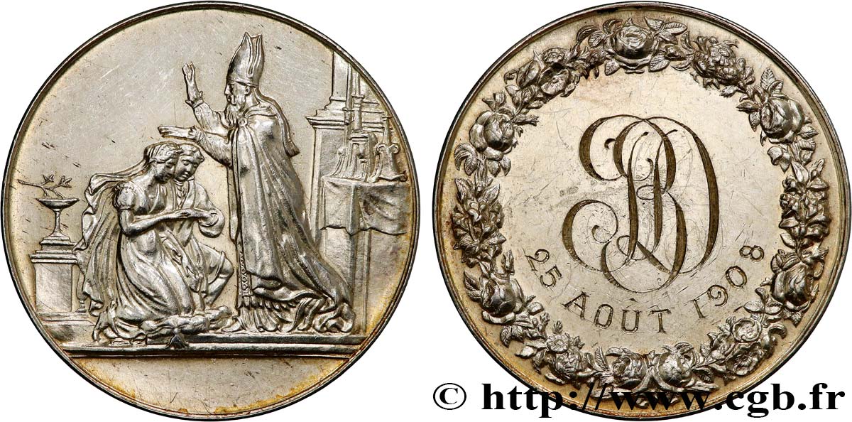 AMOUR ET MARIAGE Médaille de mariage TTB+