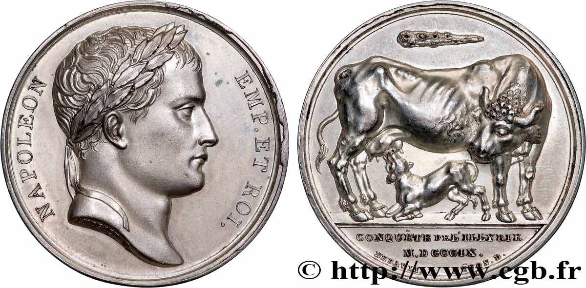 PRIMO IMPERO Médaille, Conquête de l’Illyrie q.SPL