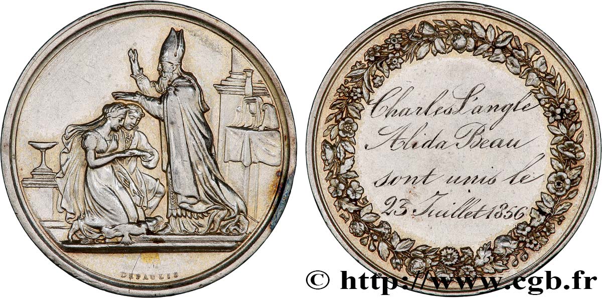 AMOUR ET MARIAGE Médaille de mariage XF