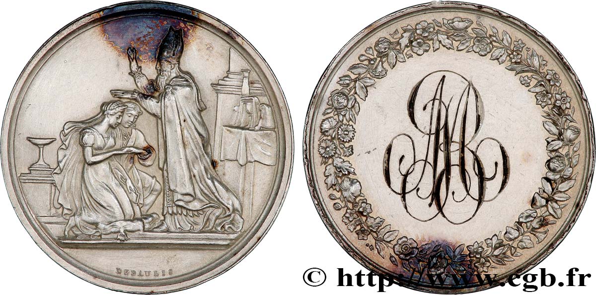 AMOUR ET MARIAGE Médaille de mariage TTB+
